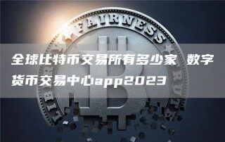 全球比特币交易所有多少家 数字货币交易中心app2023